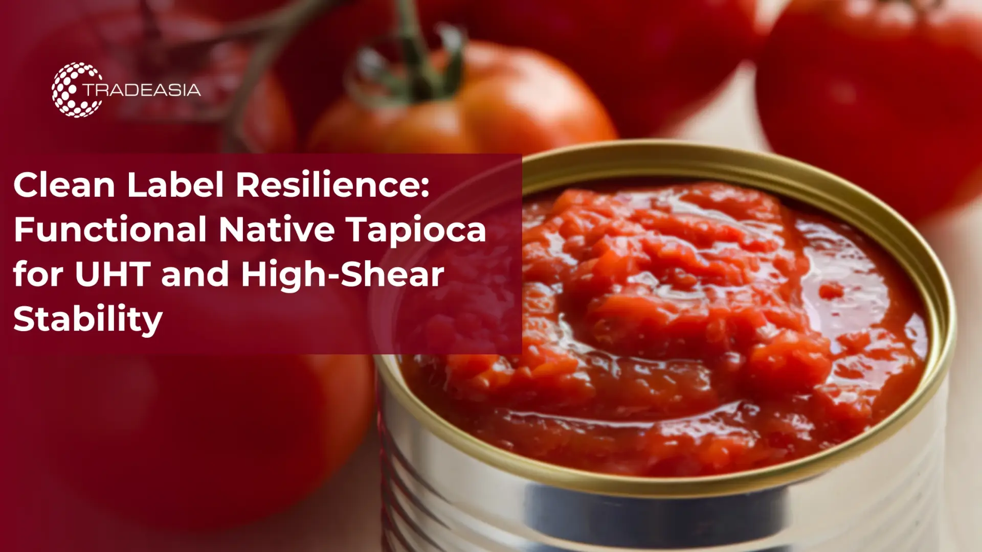 Clean Label Resilience: Functional Native Tapioca for UHT and High-Shear Stability